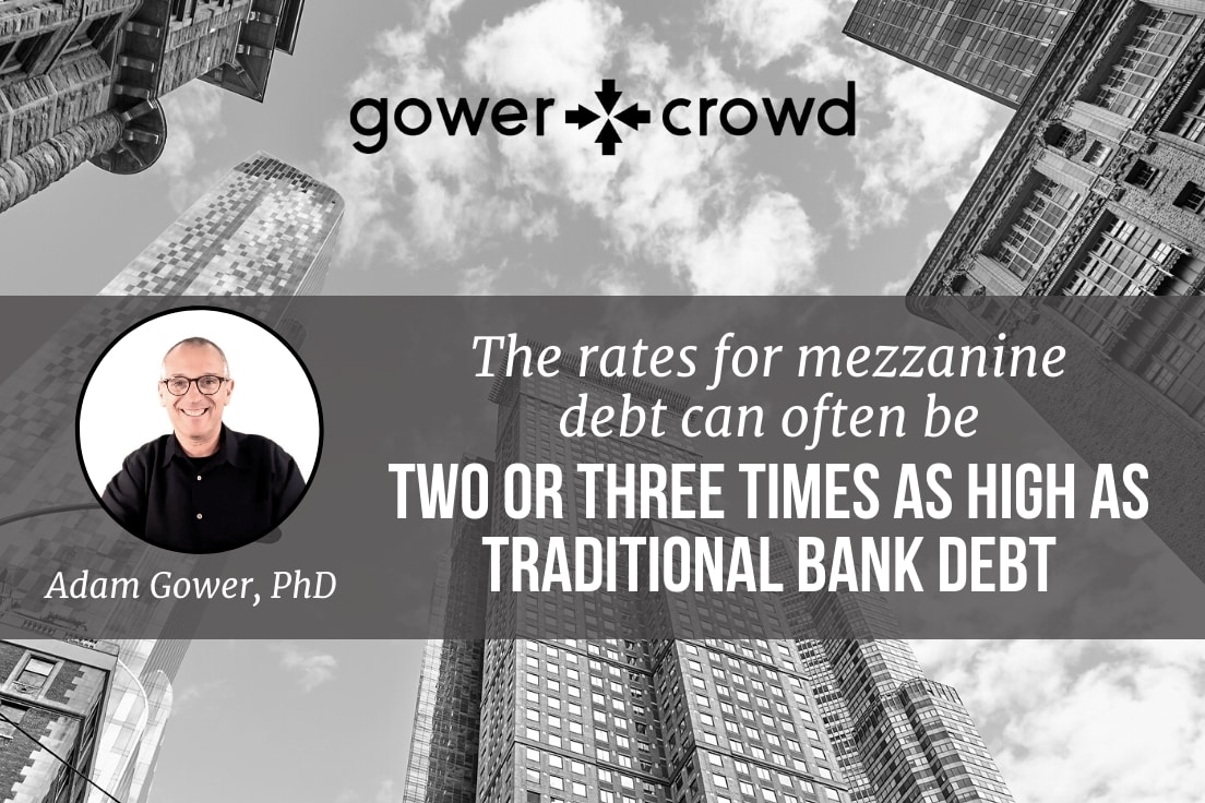 the rates for mezzanine debt can often be two or three times as high as traditional bank debt