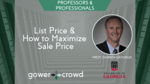 real estate list price and how to maximize sales price