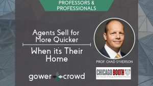 real estate agents sell for more quicker when it's their own home