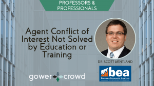 real estate agent conflict of interest not solved by education or training