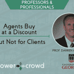 real estate agents buy at a discount but not for clients
