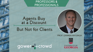 real estate agents buy at a discount but not for clients